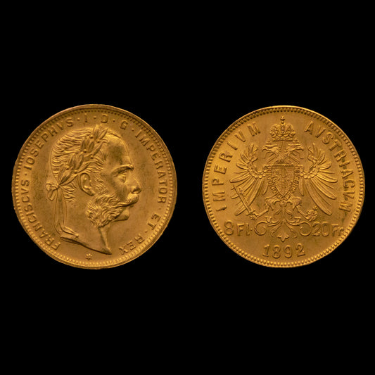 Austria 8 Florins Coin