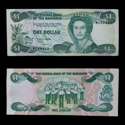 Central Bank of the Bahamas One Dollar Bill