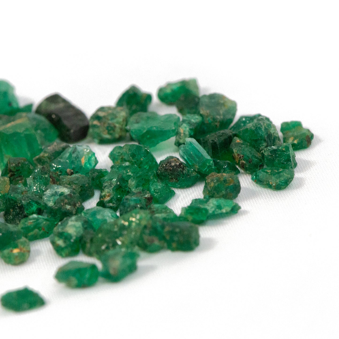 Rough Cut Emerald Gemstones