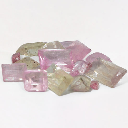 Mixed Cut Kunzite Gemstones