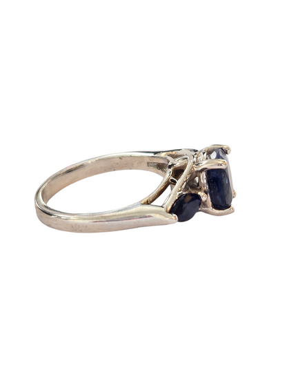 Three-Stone Sapphire Ring