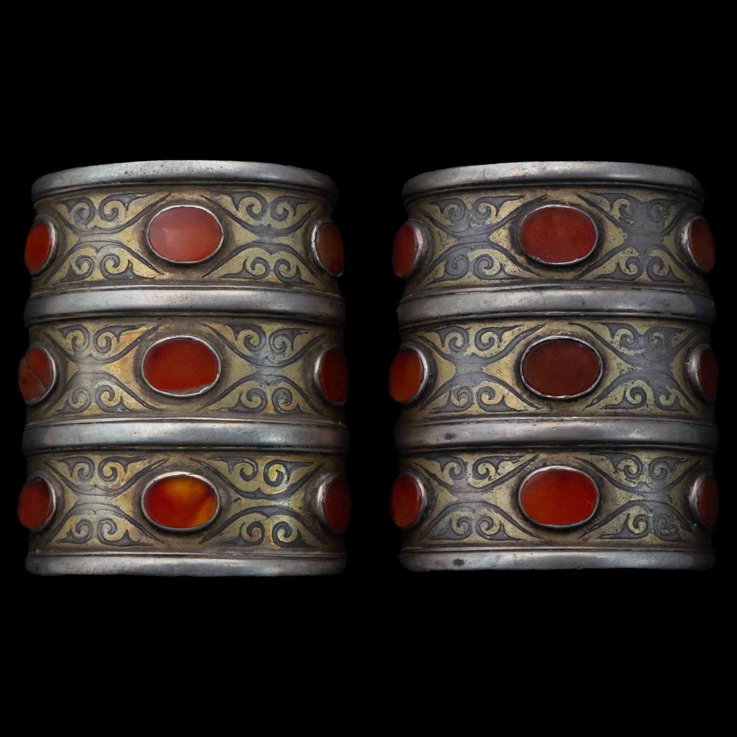 Turkoman Tekke Cuff Bracelets