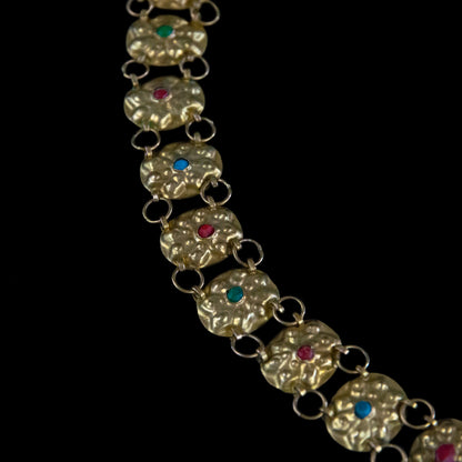 Antique Turkish 14 Carat Gold Necklace