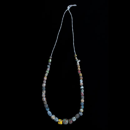 Ancient Roman Glass Bead Necklace