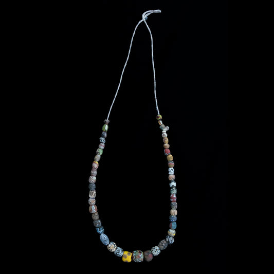 Ancient Roman Glass Bead Necklace