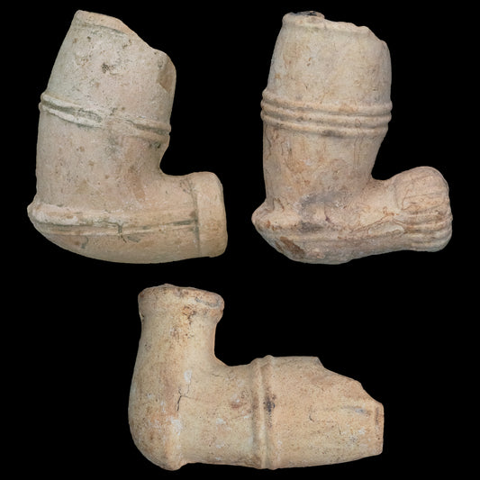 Lot of Three Roman Terracotta Pipe Stoves