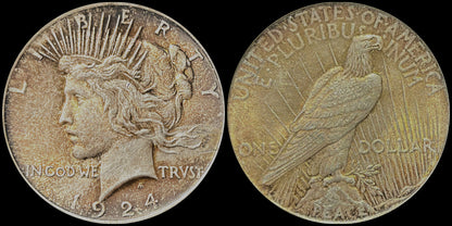 American 1924-S Peace Dollar