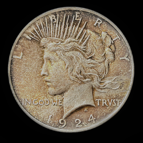 American 1924-S Peace Dollar